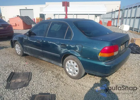 1998 Honda Civic Lx из США, поврежденный, VIN 2HGEJ6676WH569192